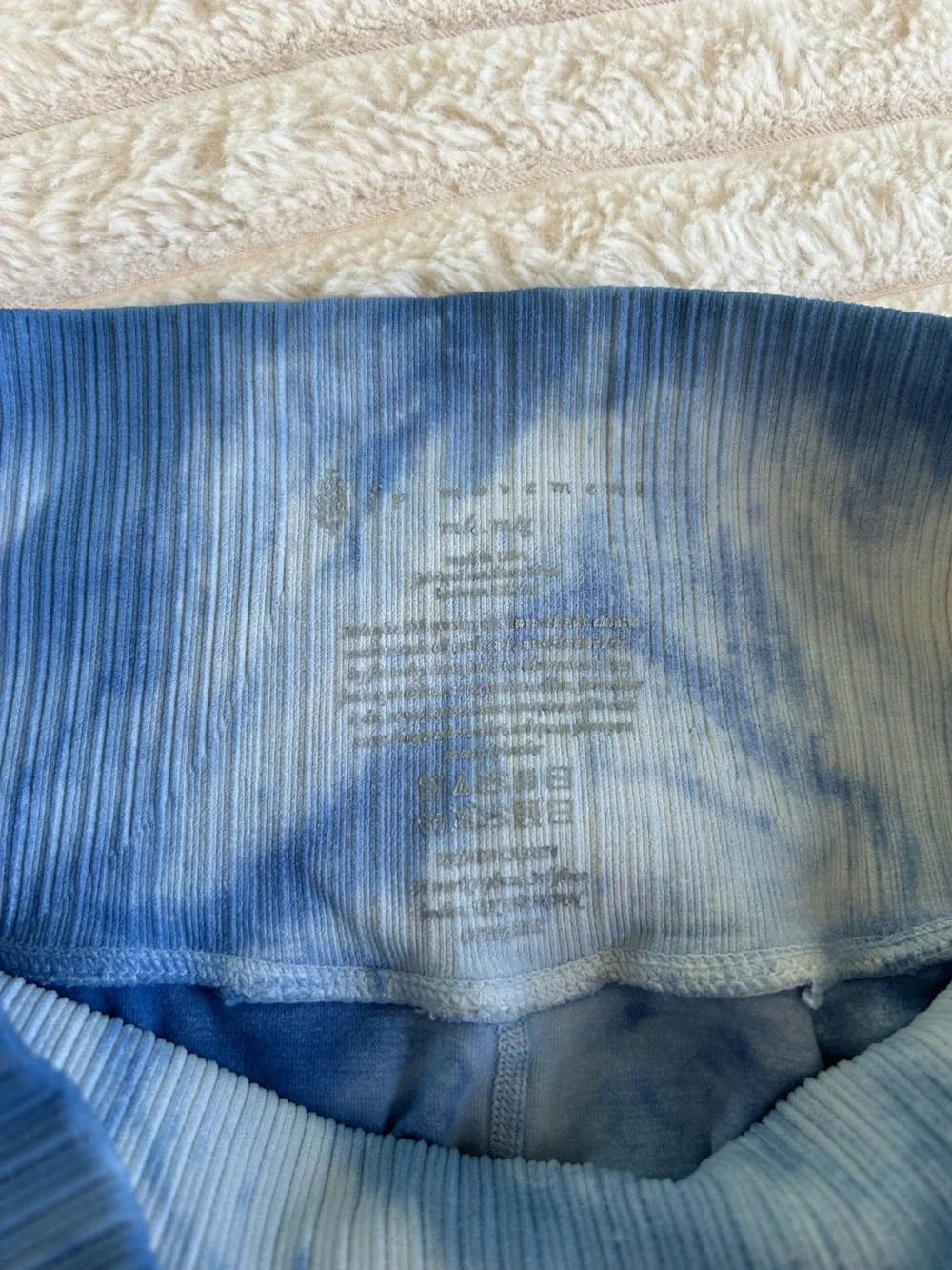 Free‎ People Movement Blue Tie-Dye Good Karma High Rise Leggings